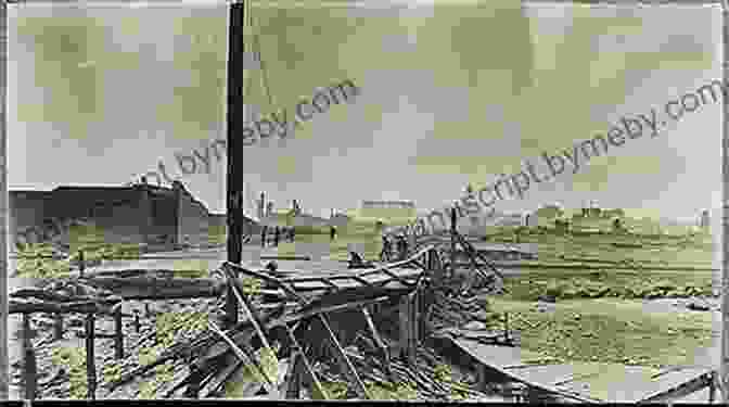 A Poignant Photograph Depicting The Aftermath Of The Great Hinckley Firestorm Under A Flaming Sky: The Great Hinckley Firestorm Of 1894