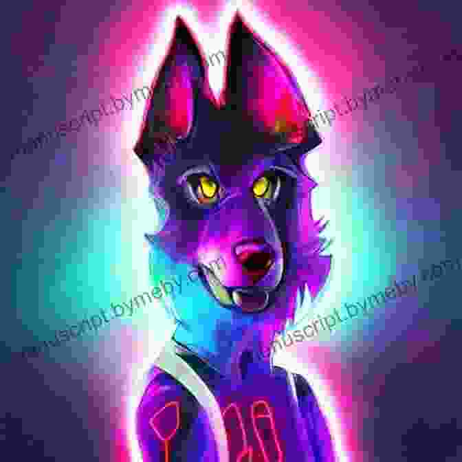 A Vibrant Digital Painting Of An Anthropomorphic Wolf, Showcasing The Blending Of Colors, Textures, And Lighting Effects. Drawing Furries: Learn How To Draw Creative Characters Anthropomorphic Animals Fantasy Fursonas And More (How To Draw Books)