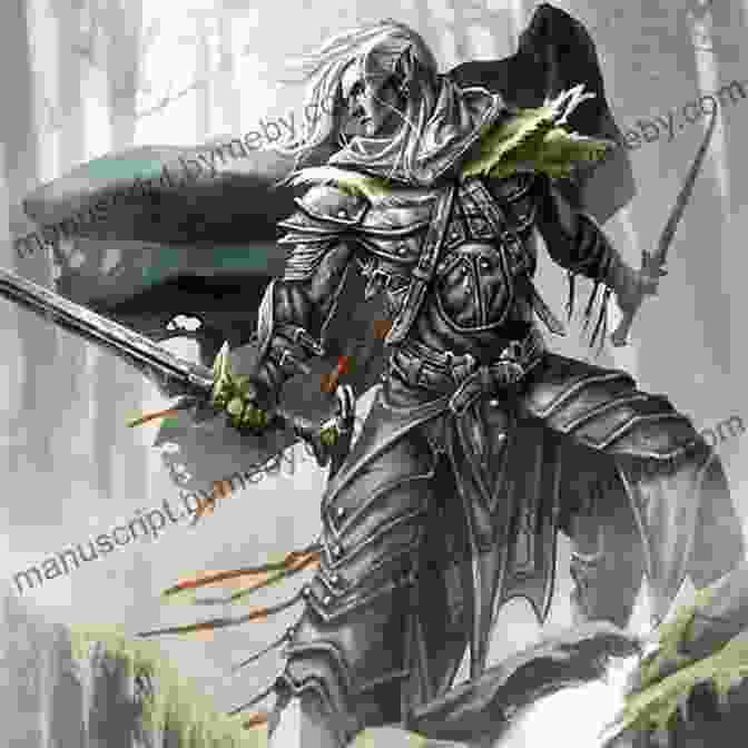 Drizzt Do'Urden Stands Tall With His Twin Scimitars, His Piercing Gaze Reflecting The Determination And Compassion That Define His Character Throughout The Legend Of Drizzt Series. Homeland (The Legend Of Drizzt 1)