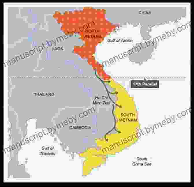 Map Of Vietnam With The 17th Parallel Highlighted Vietnam: The 17th Parallel (Arbitrary BFree Downloads)