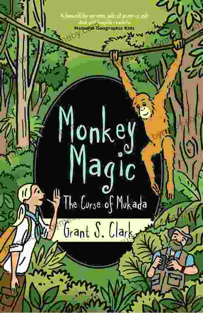 Monkey Magic: The Curse Of Mukada Book Cover, Featuring A Mystical Monkey In A Vibrant Setting Monkey Magic: The Curse Of Mukada