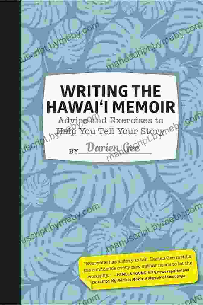 Passionate Writer Crafting Their Hawaii Memoir, Surrounded By Notes And Inspiration Writing The Hawaii Memoir: Advice And Exercises To Help You Tell Your Story