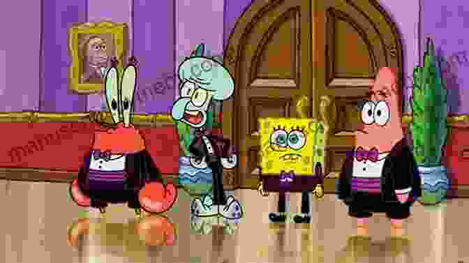 SpongeBob SquarePants, Patrick Star, And Mr. Krabs Discussing The Mystery Of The Missing Krabby Patty Secret Formula. The Great Patty Caper (SpongeBob SquarePants)