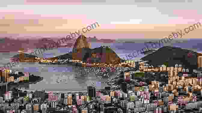 Sugarloaf Mountain Rising Majestically Above Guanabara Bay Rio De Janeiro Map Guide