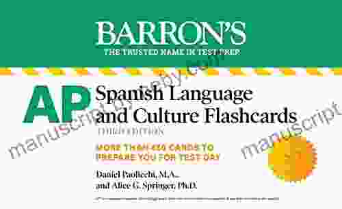 AP Spanish Flashcards Third Edition: Up To Date Review And Practice (Barron S Test Prep)