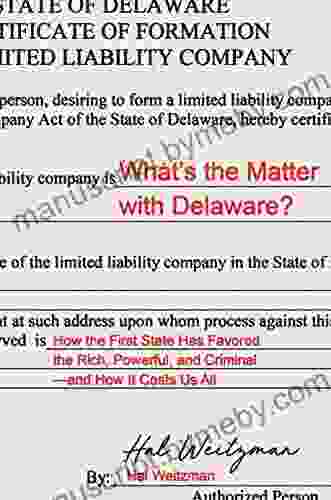 What S The Matter With Delaware?: How The First State Has Favored The Rich Powerful And Criminal And How It Costs Us All